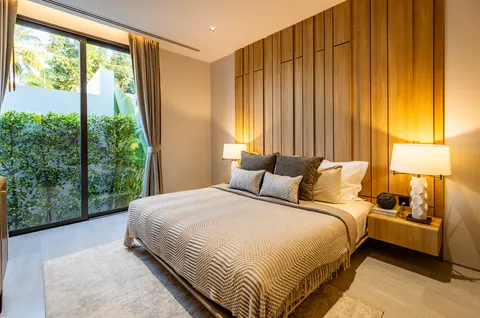 AVANA villa: guest bedroom, garden side
